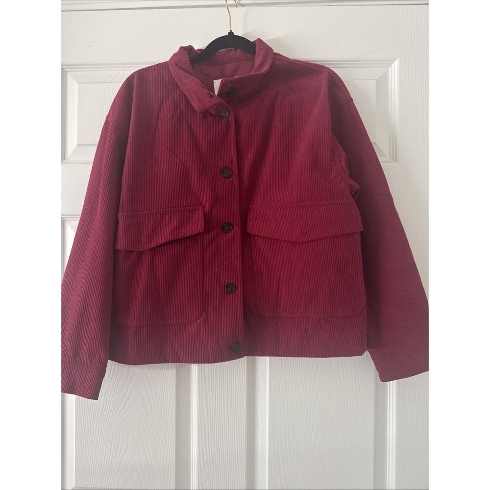 Aves Les Filles Women's Courderoy Jacket Size‎ Large